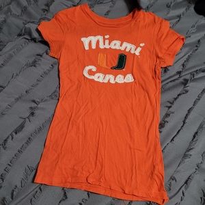 University of Miami Hurricanes canes tee